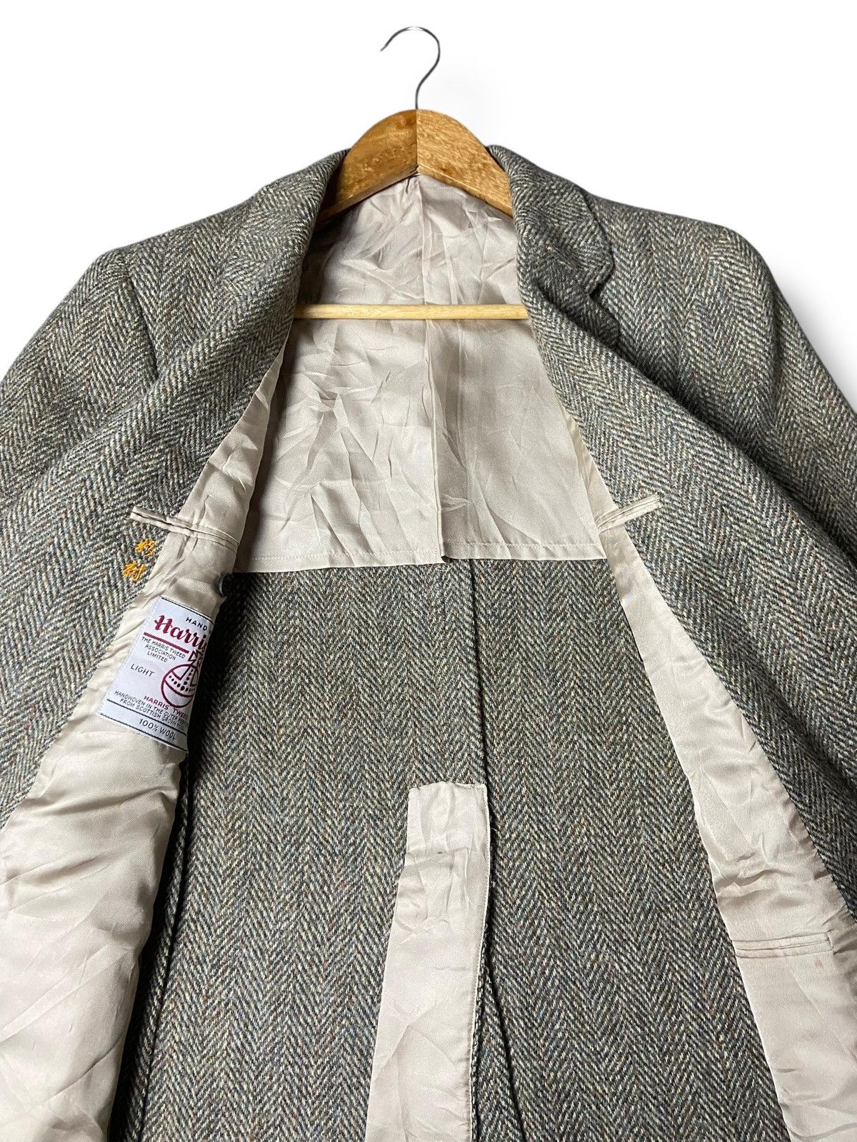 Harris Tweed Vintage HARRIS TWEED Wool Blazer (139) Size US XXS / EU 40 - 3 Thumbnail