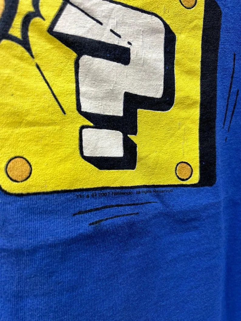 Vintage Vintage 2002 Mario tshirt size 2XL Size US XXL / EU 58 / 5 - 4 Thumbnail