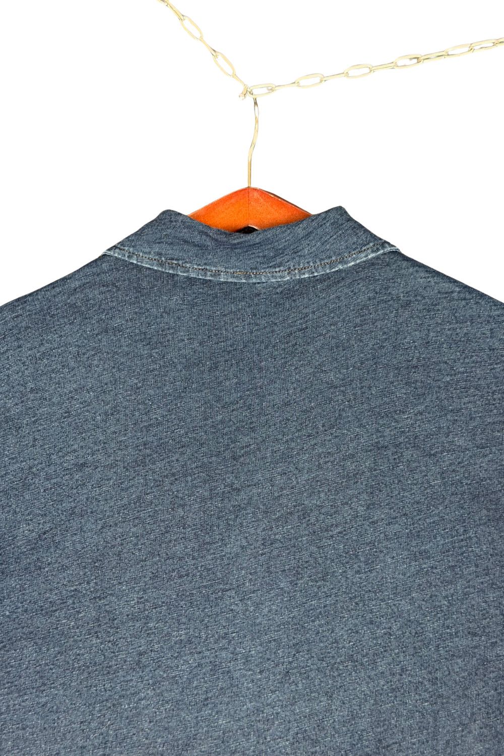 RRL Ralph Lauren RRL Double RL Indigo Dyed Slub Jersey Polo Shirt Size US M / EU 48-50 / 2 - 15 Thumbnail
