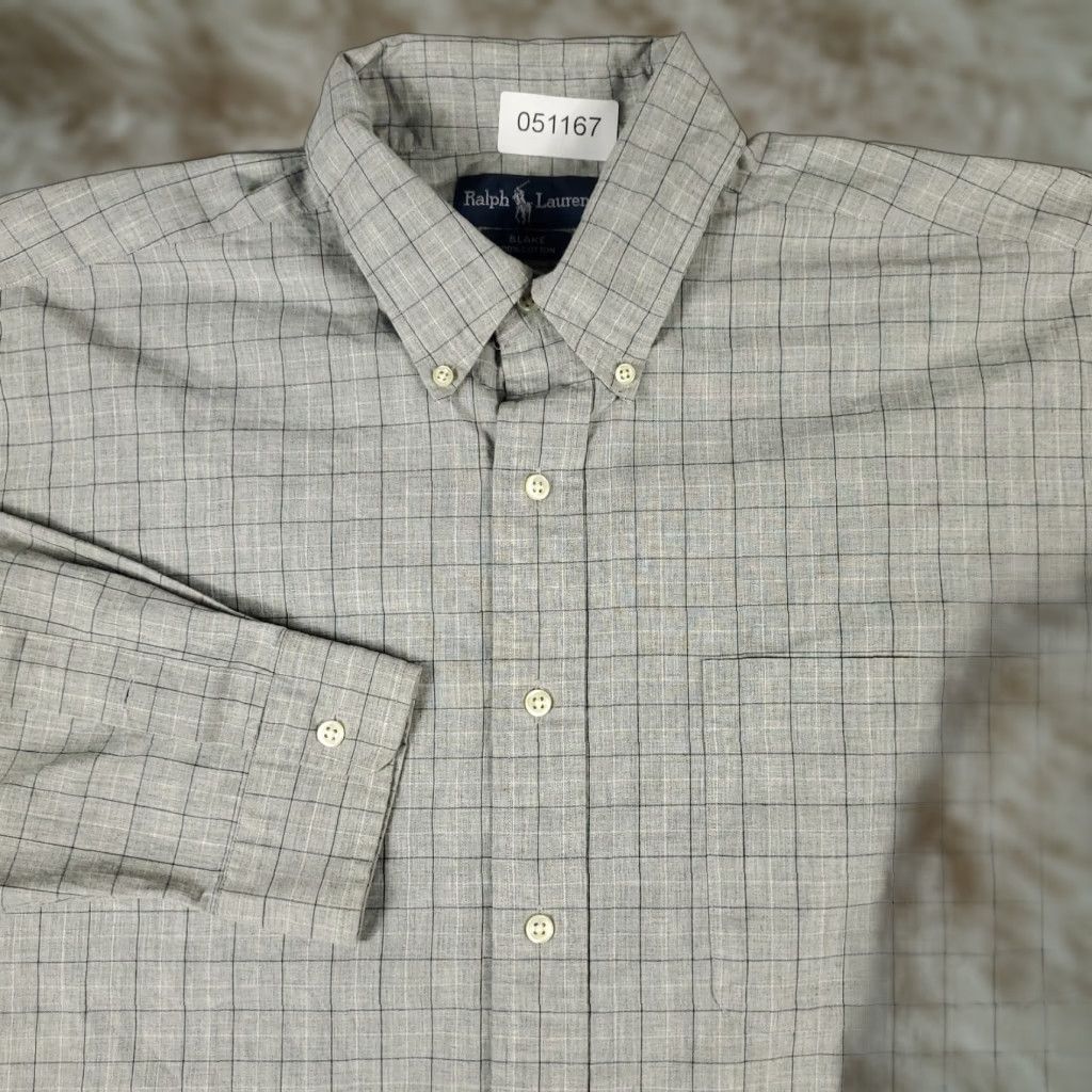 Ralph Lauren Ralph Lauren Shirt Mens XL Gray Plaid Button-Up Long Sleeve Casual Classic preppy 2000s Mens XL Gray Plaid Shirt Size US XL / EU 56 / 4 - 1 Thumbnail