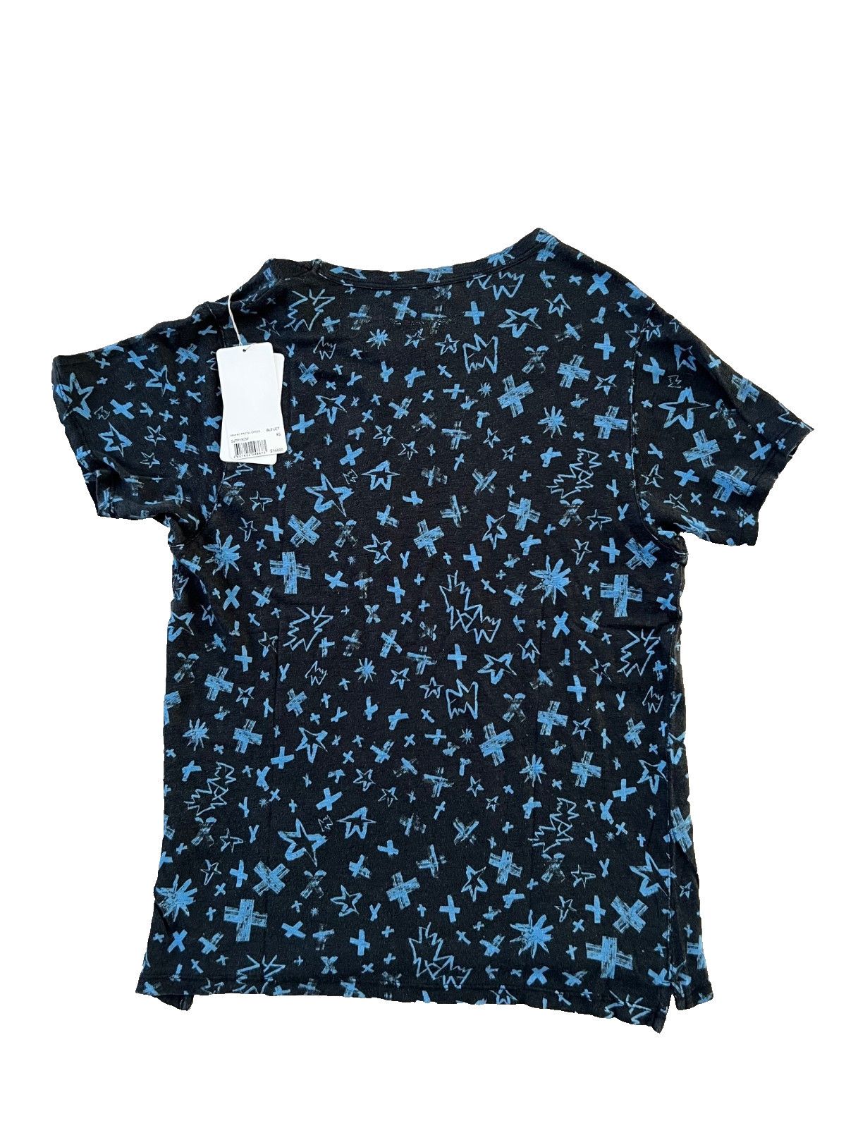 Zadig & Voltaire Zadig & Voltaire Aria Pastel Cross Tee in Bleuet ( XS ) Size XS / US 0-2 / IT 36-38 - 3 Thumbnail