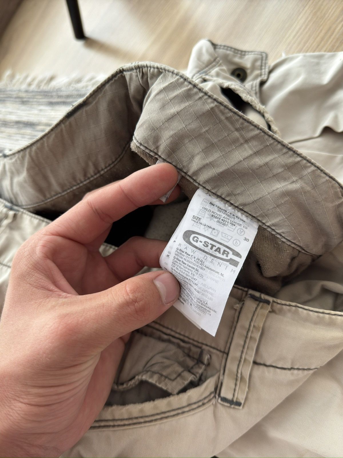 G-Star Vintage G star Raw Big logo multi pocket Cargo Y2K Shorts Size US 30 / EU 46 - 14 Thumbnail