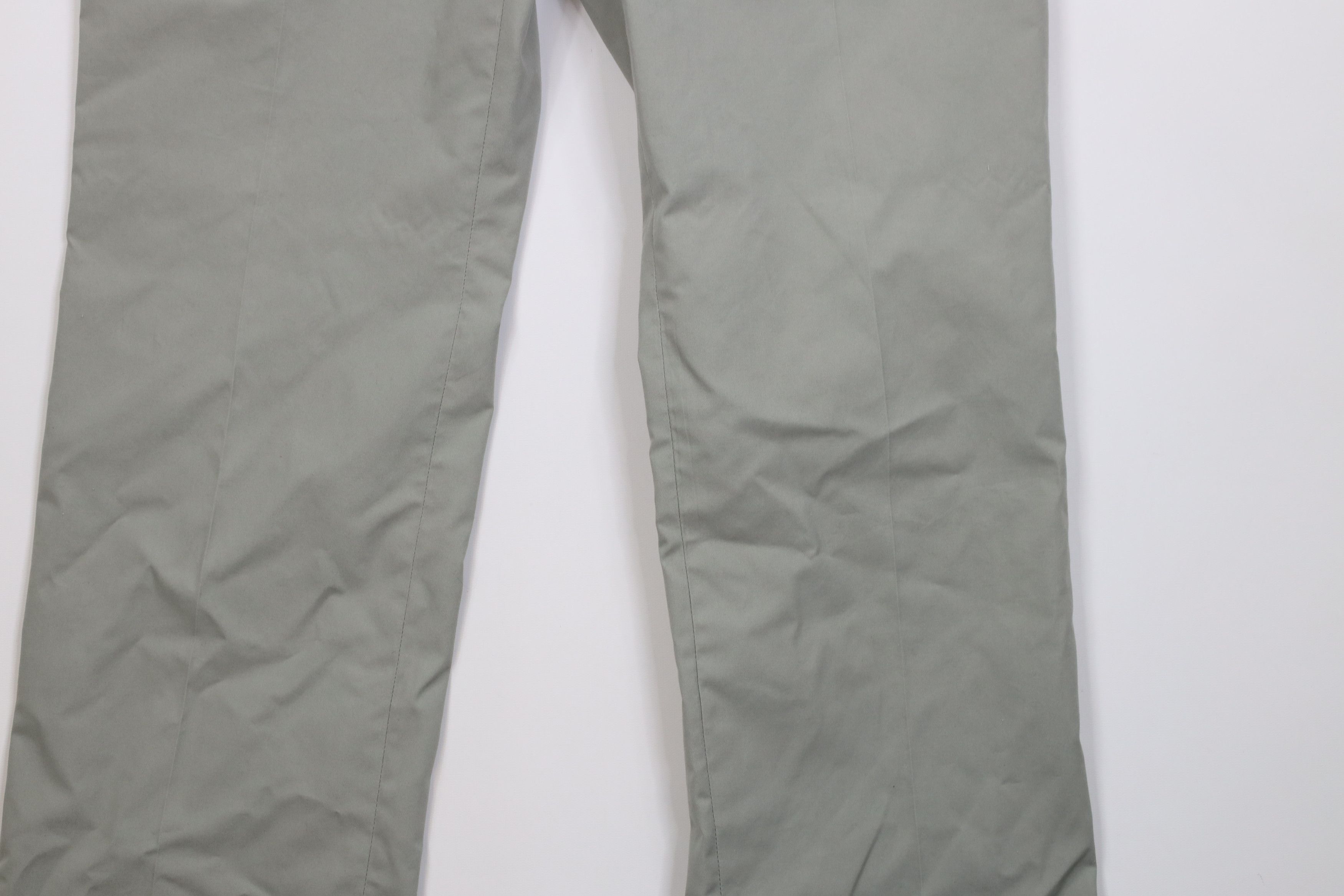 Lands' End Vintage 70s Lands End Wide Leg Chino Pants Light Green USA Size US 34 / EU 50 - 4 Thumbnail
