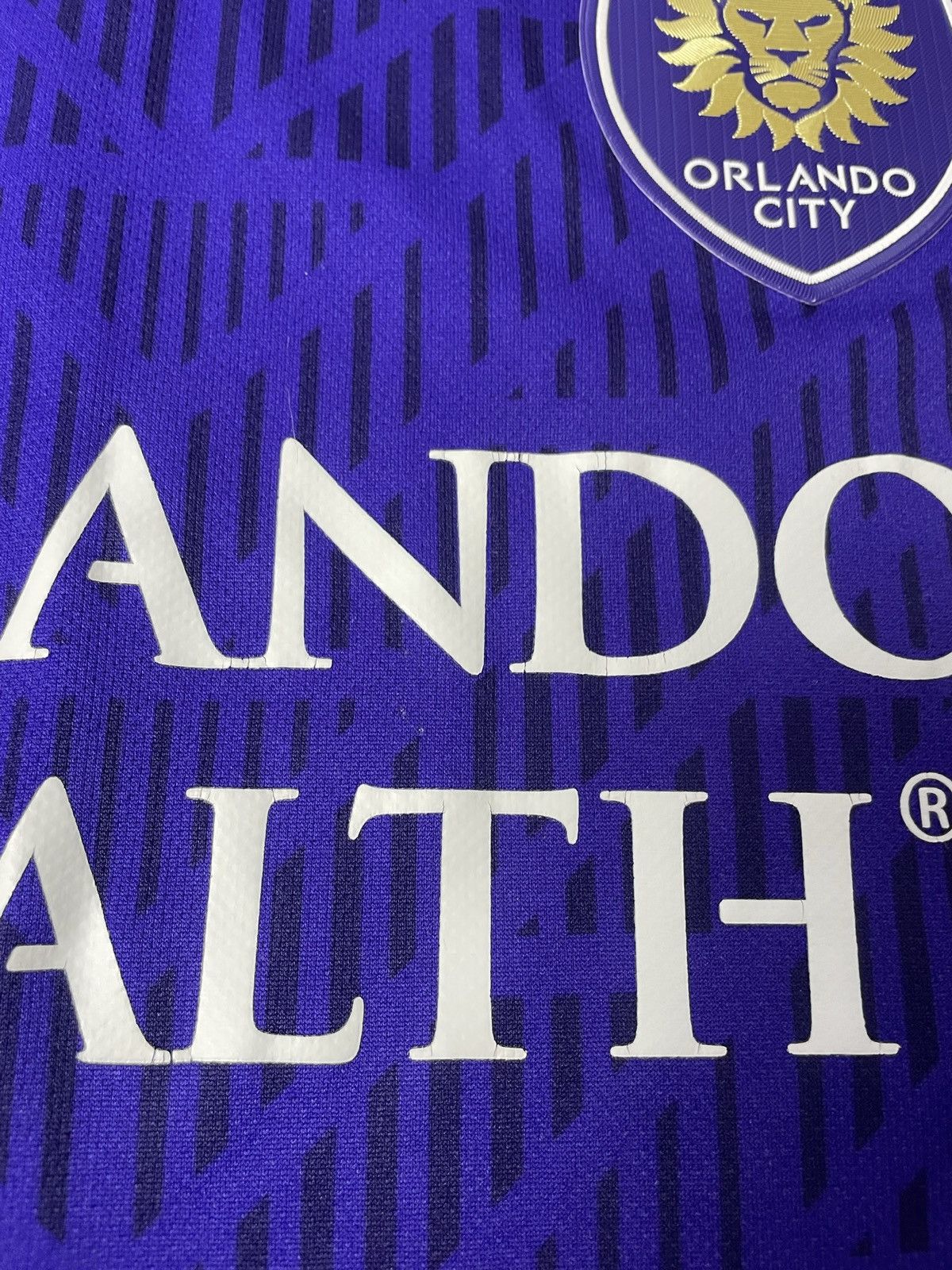 Adidas MLS ADIDAS ORLANDO CITY 19/20 HOME SOCCER JERSEY Mens L Size US L / EU 52-54 / 3 - 9 Thumbnail