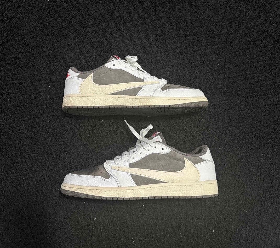 Nike × Travis Scott Travis Scott x Air Jordan 1 Low ‘Reverse Mocha’ Size US 12 / EU 45 - 1 Thumbnail