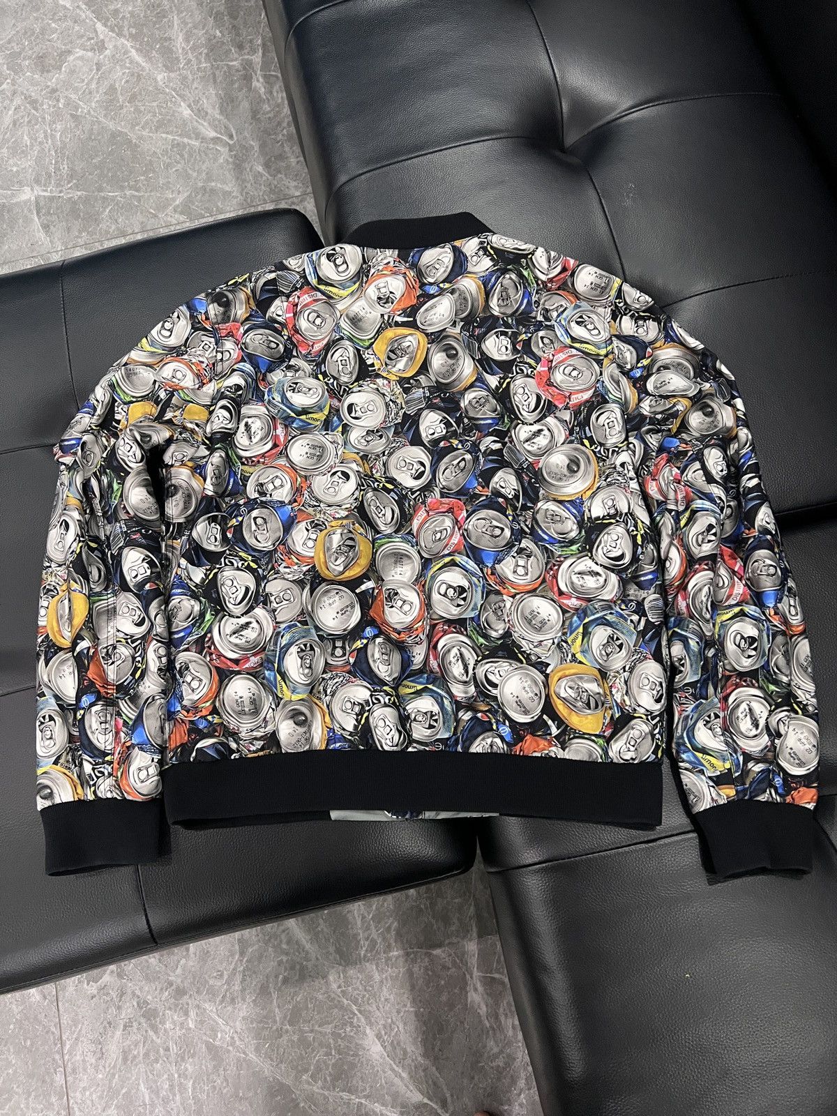 Moschino Moschino by Jeremy Scott All-Over Soda Can Bomber Jacket Size US M / EU 48-50 / 2 - 2 Thumbnail