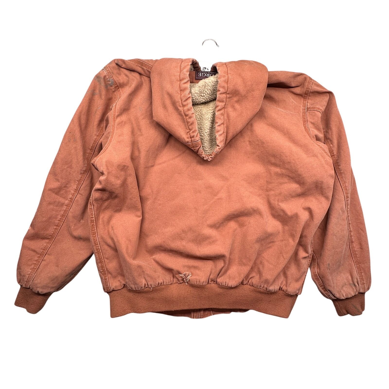 Other Forge Workwear Zip Canvas Sherpa Lined Jacket Large Size US L / EU 52-54 / 3 - 2 Thumbnail