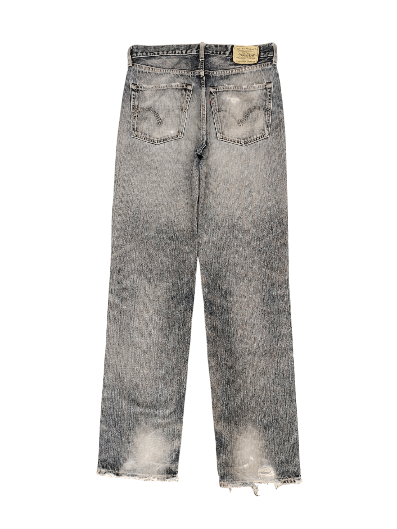 Levi's Vintage Levis Distress Faded Destroy Knee Denim Jeans Size US 32 / EU 48 - 12 Thumbnail
