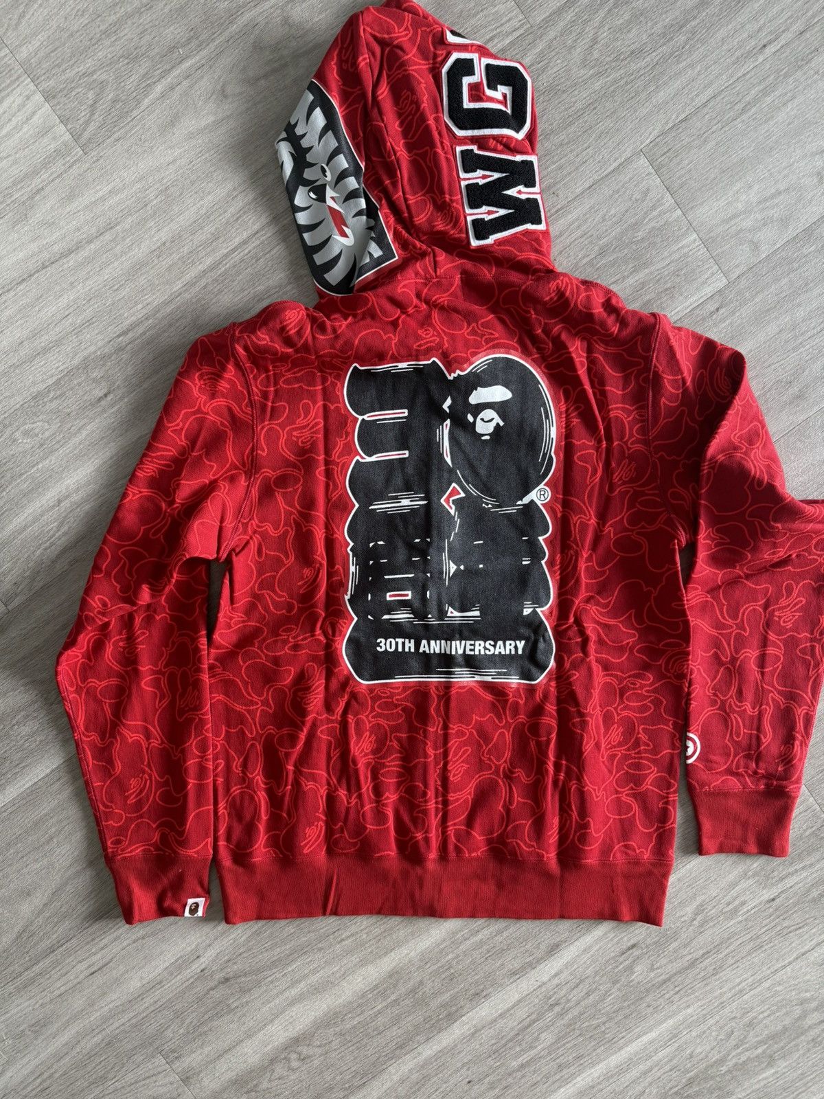 Bape Bape 30th Anniversary Shark Full Zip Size US XL / EU 56 / 4 - 2 Thumbnail