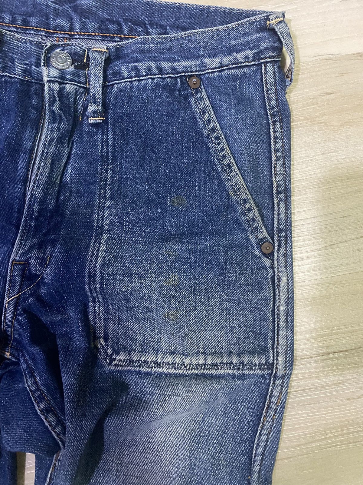45rpm × If Six Was Nine Vintage 45rpm distressed denim Size US 29 - 6 Thumbnail