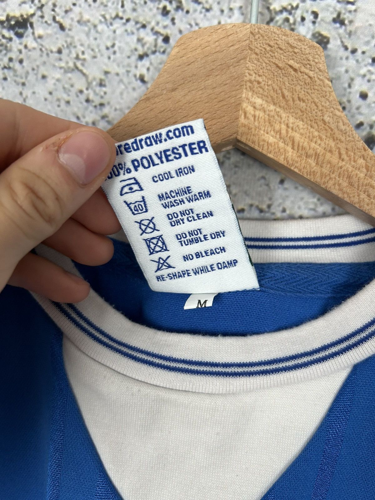 Vintage Everton FC Soccer Draw Vintage Retro Jersey Football Size US M / EU 48-50 / 2 - 5 Thumbnail
