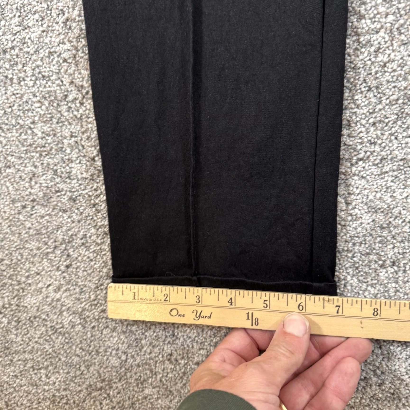Vintage Chico's Travelers Collection Pants Black Ankle Ponte Knit Tapered Leg Womens Regular Size 1 Stretch Pull-On Classic Size 25" / US 0 / IT 36 - 3 Thumbnail