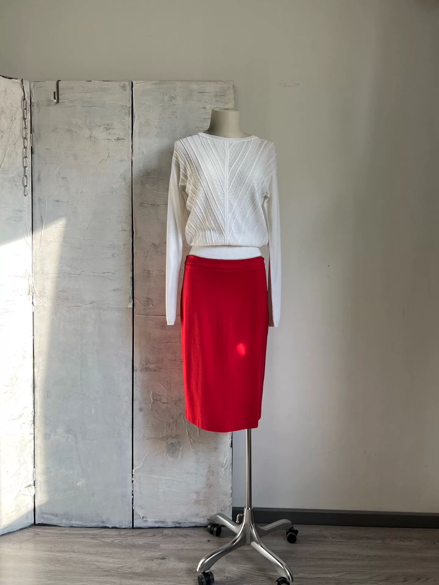 Love Moschino Love Moschino Red Skirt Size 40" / US 18 - 1 Thumbnail