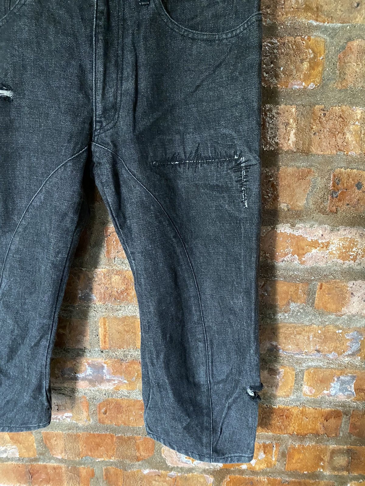 Japanese Brand 2000s EDGE RUPERT O ring distressed 3/4 pants Size US 30 / EU 46 - 6 Thumbnail