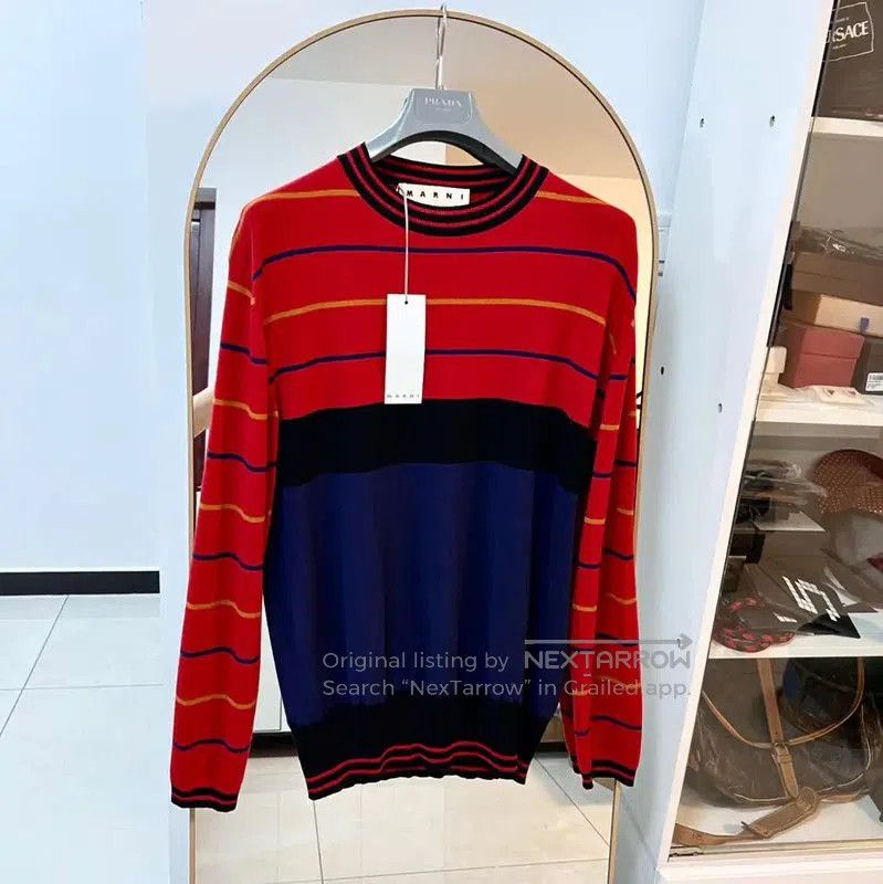 Marni Marni Multi-Color Wool Long Sleeve Sweater . Size US M / EU 48-50 / 2 - 1 Thumbnail