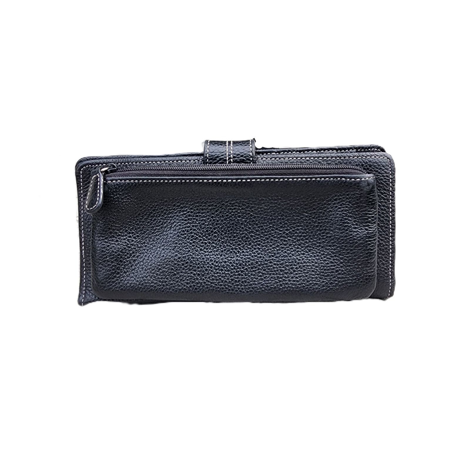 Brighton Brighton Black Barbados Large Leather Pocket Wallet Size ONE SIZE - 3 Thumbnail