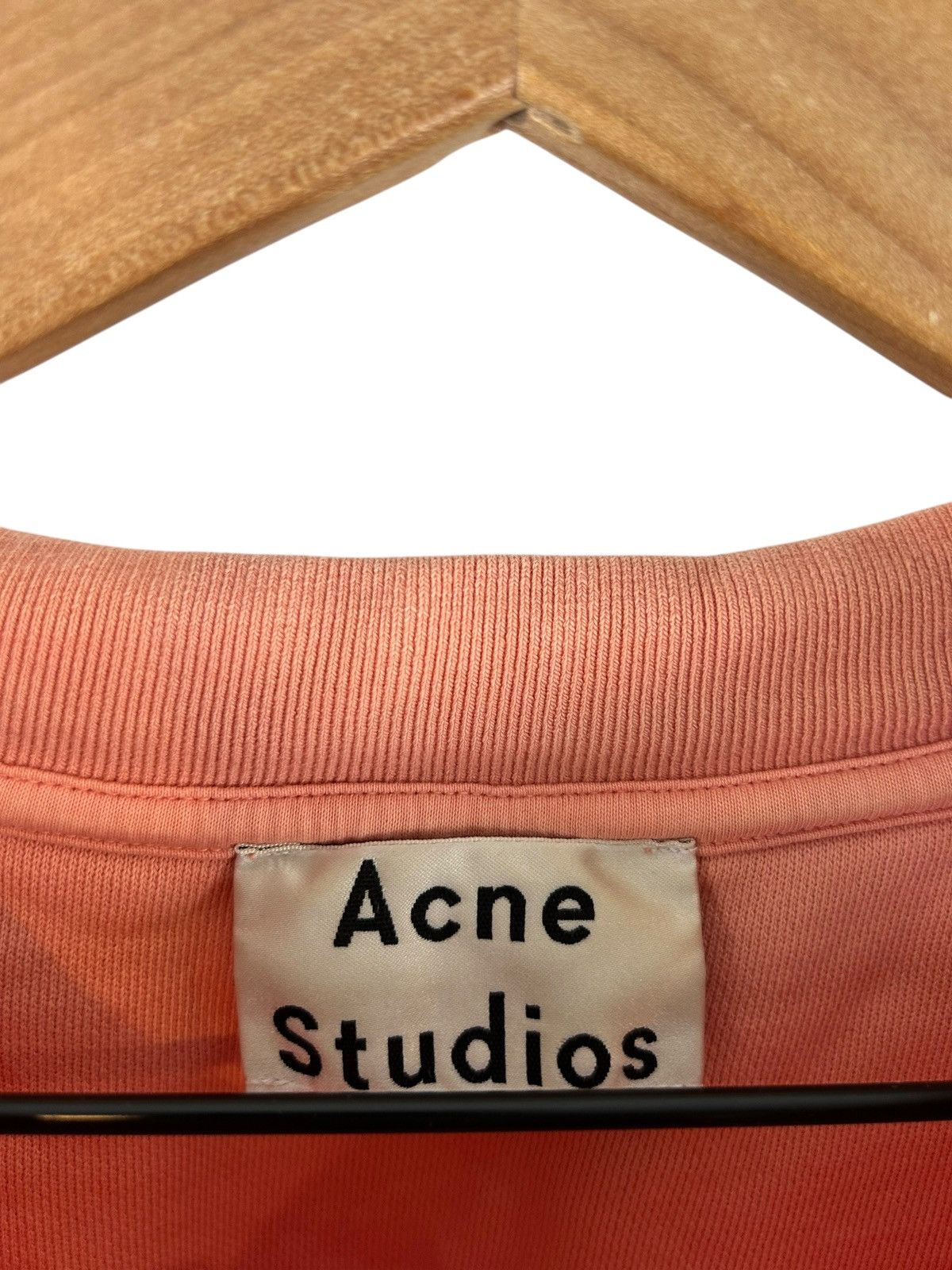 Acne Studios Acne Neck Logo Sweatshirt Size US S / EU 44-46 / 1 - 4 Thumbnail