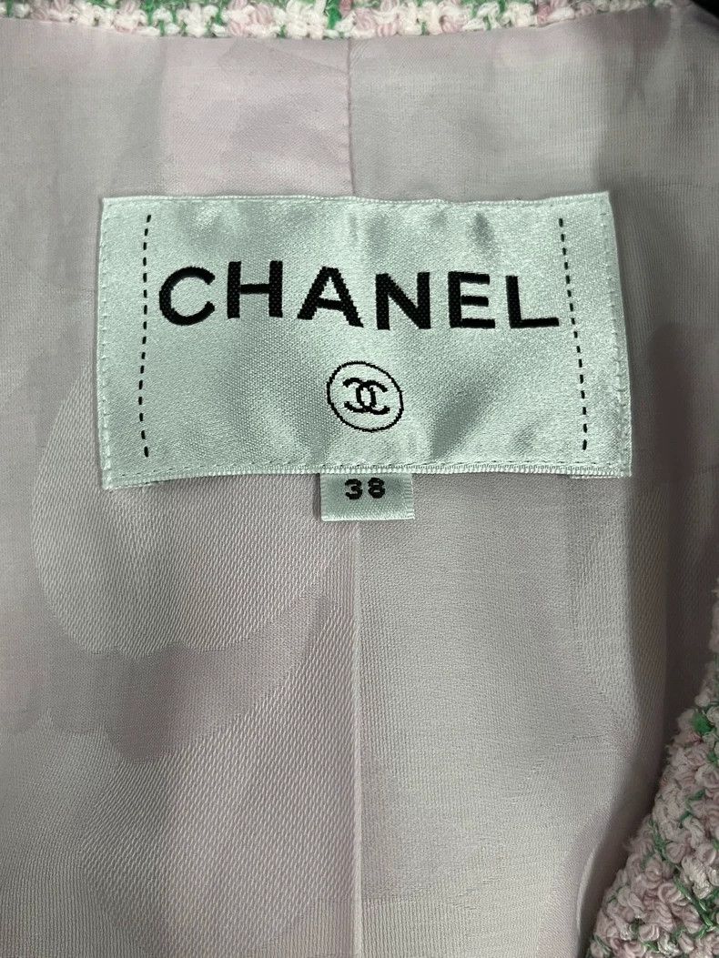 Chanel Chanel 21 Spring and Summer Pink and Green Mixed Color Wov Size XS / US 0-2 / IT 36-38 - 4 Thumbnail