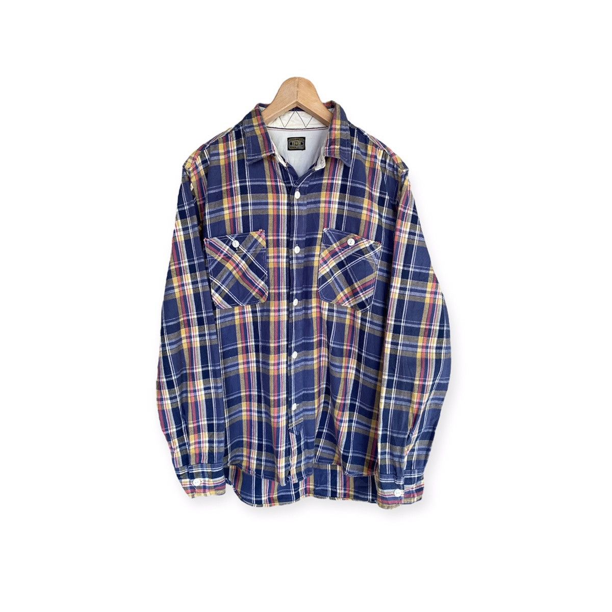 Edwin Edwin Multipocket Plaid Tartan Flannel Shirt Button Up Size US XL / EU 56 / 4 - 1 Thumbnail