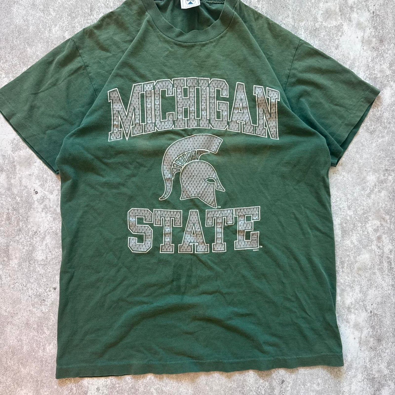Delta Vintage 90s Michigan State University T-Shirt – Size medium Size US M / EU 48-50 / 2 - 1 Thumbnail