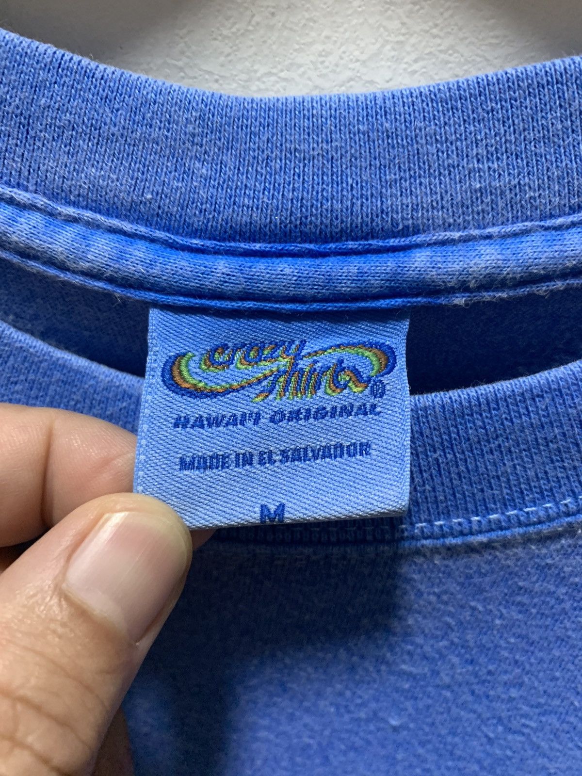 Vintage Crazy Shirt Blue Hawaii Dyed Size US M / EU 48-50 / 2 - 15 Thumbnail
