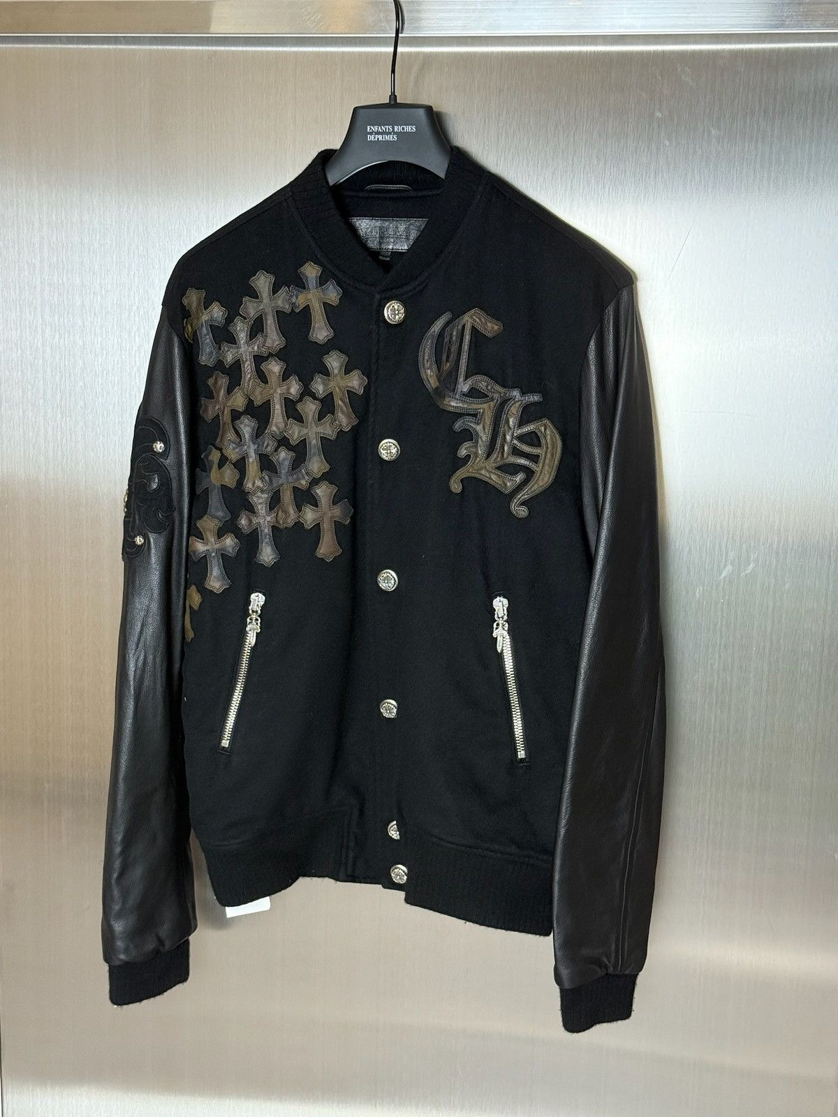 Chrome Hearts Rare Varsity Camo Patches Letterman Jacket Size US M / EU 48-50 / 2 - 2 Thumbnail