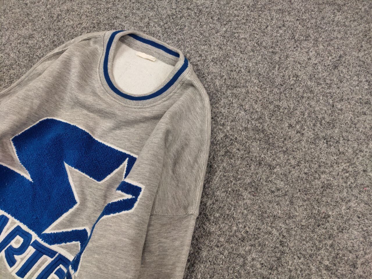 Starter Vintage Starter Blue embroidered Logo Crew Chek Sweatshirt Size US S / EU 44-46 / 1 - 4 Thumbnail