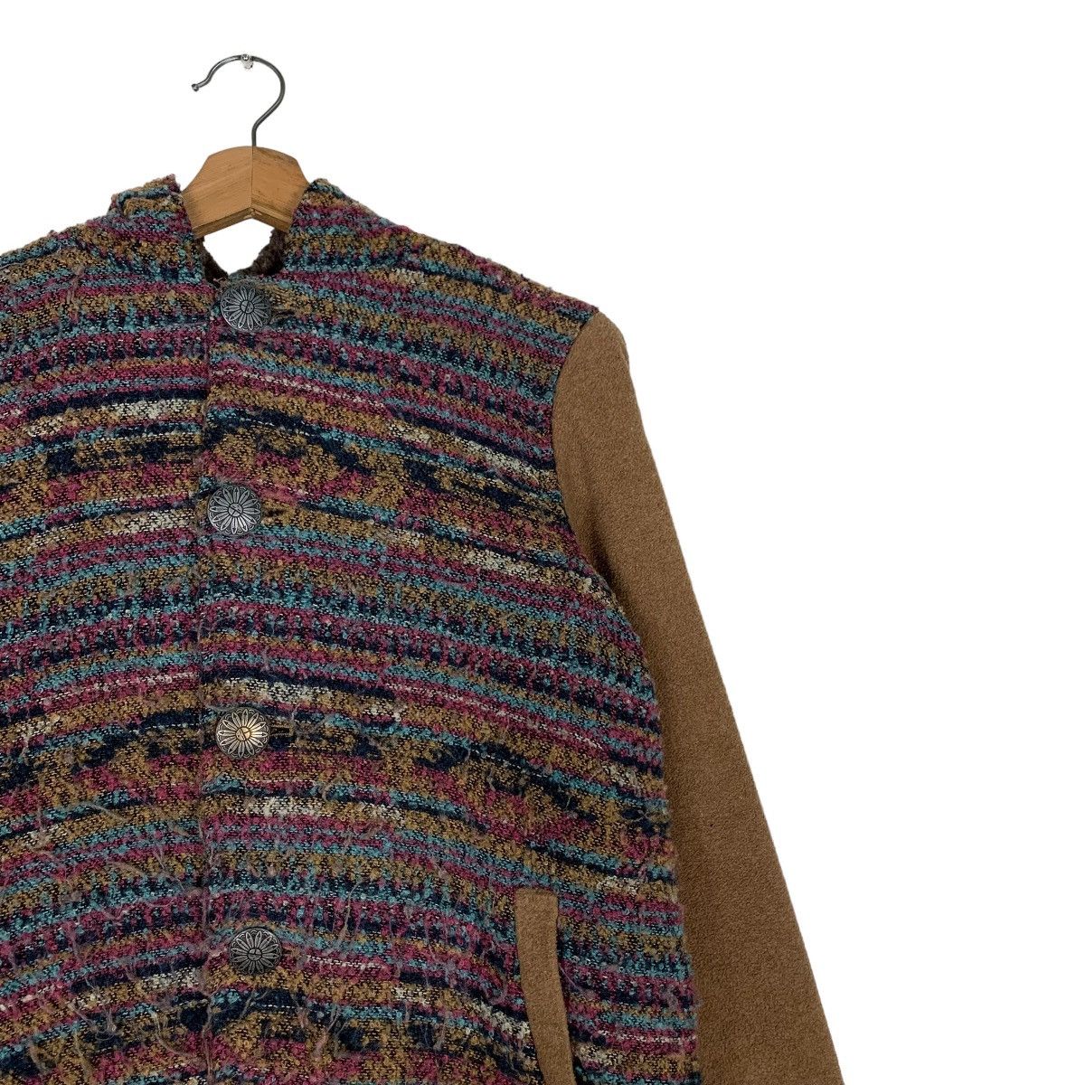 Japanese Brand TITICACA Sherpa Wool Hooded Jacket #0478-C22 Size US M / EU 48-50 / 2 - 5 Thumbnail