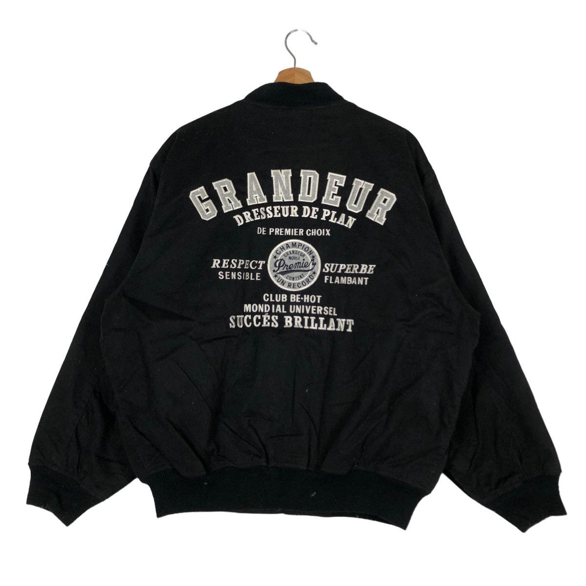 Japanese Brand 🔥90’s Riot Riot Vintage Bomber Jacket Grandeur Outstanding Size US L / EU 52-54 / 3 - 1 Thumbnail