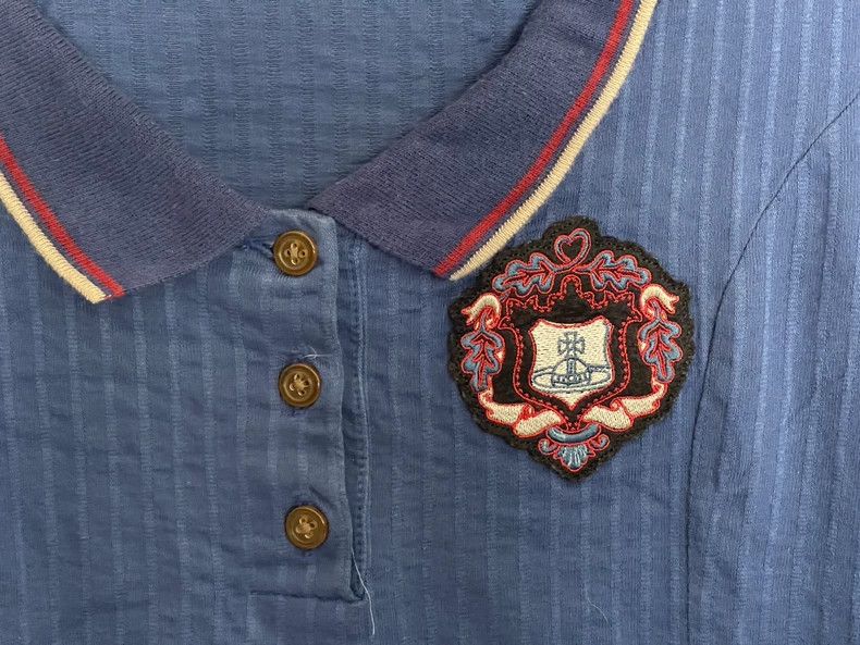Vivienne Westwood Vivienne Westwood size2 Indigo British school style polo co Size M / US 6-8 / IT 42-44 - 4 Thumbnail