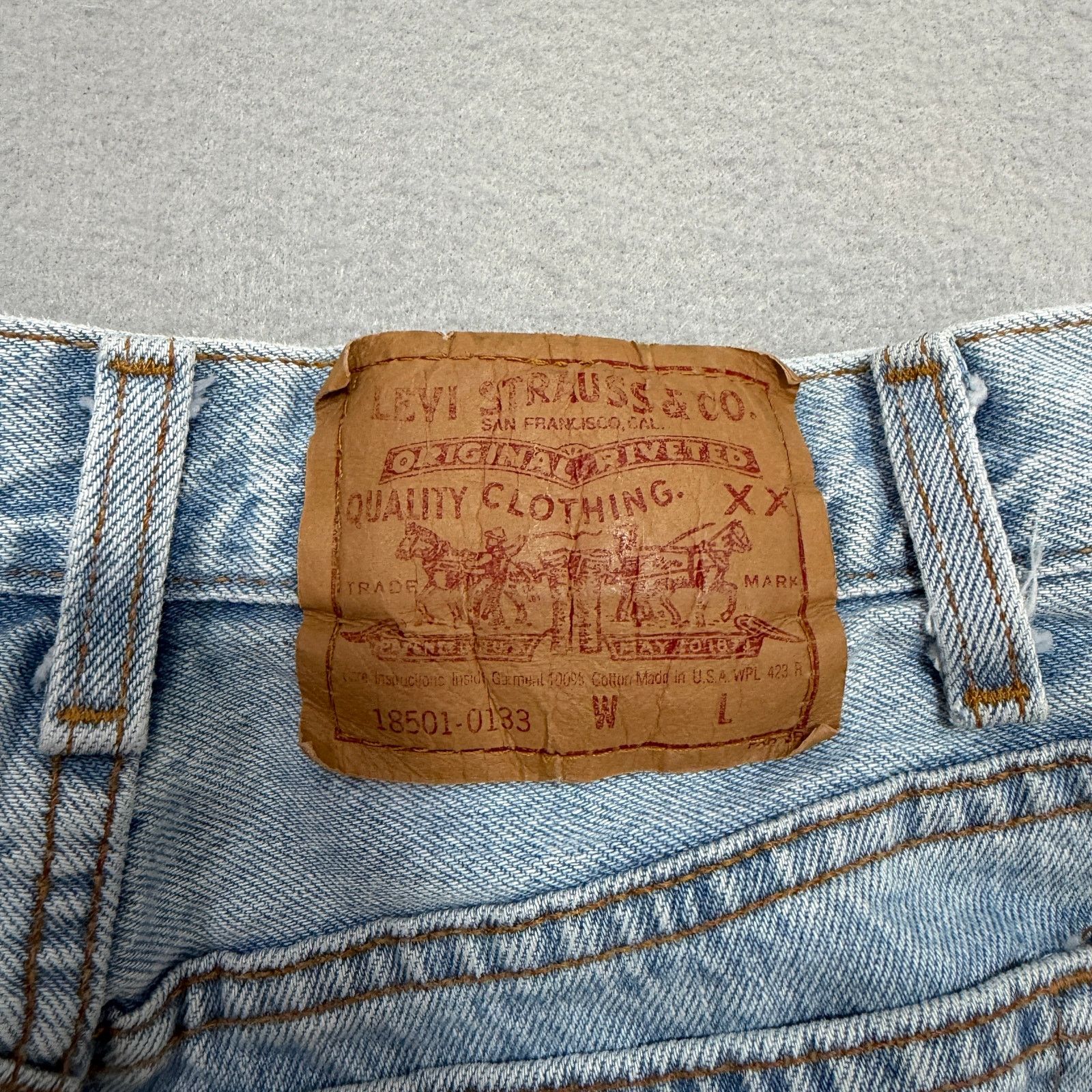 Levi's Vintage Levis 501xx Jeans Womens 7L (26x33) Blue USA Made Size 26" / US 2 / IT 38 - 6 Thumbnail