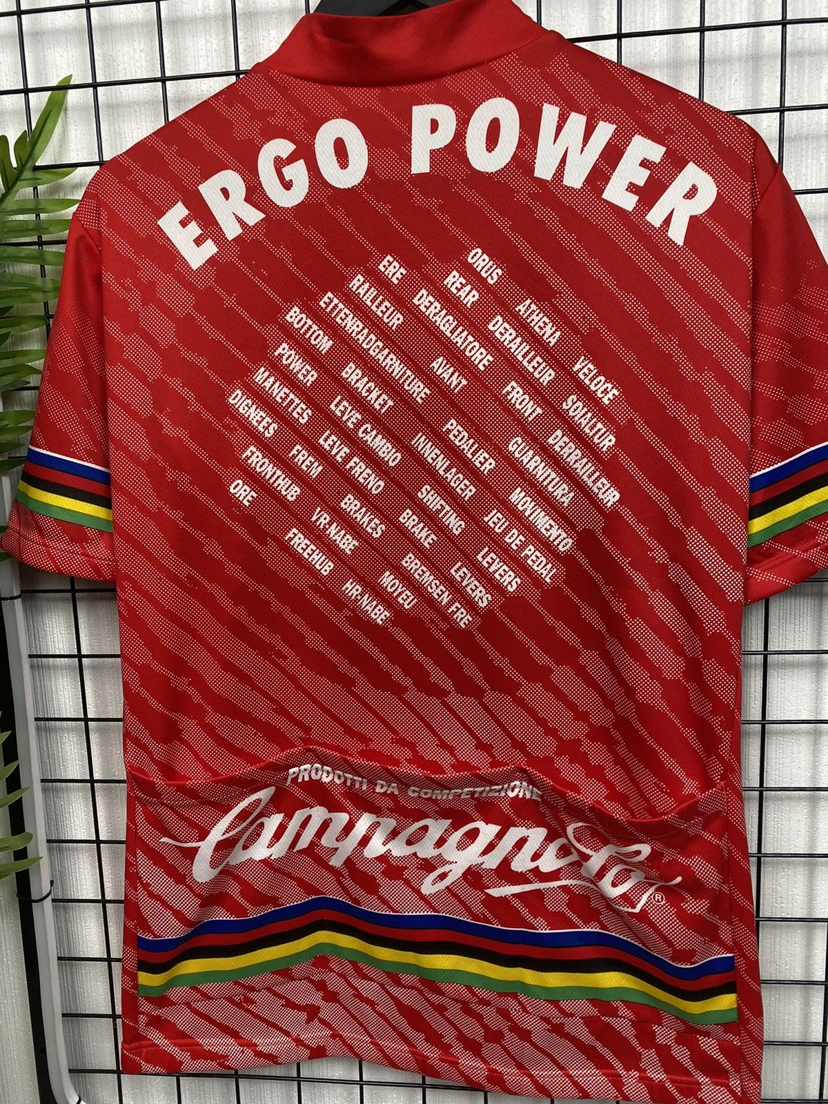 Bicycle × Vintage Campagnolo Giordana Team Cycle Jersey Men XL Red Tournament Size US XL / EU 56 / 4 - 15 Thumbnail