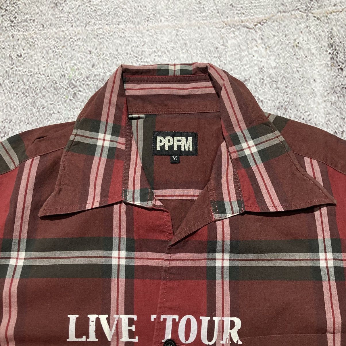 PPFM 2000s PPFM “Live Tour Rock n Roll” Flanel Plaid Shirt Punk Size US M / EU 48-50 / 2 - 4 Thumbnail