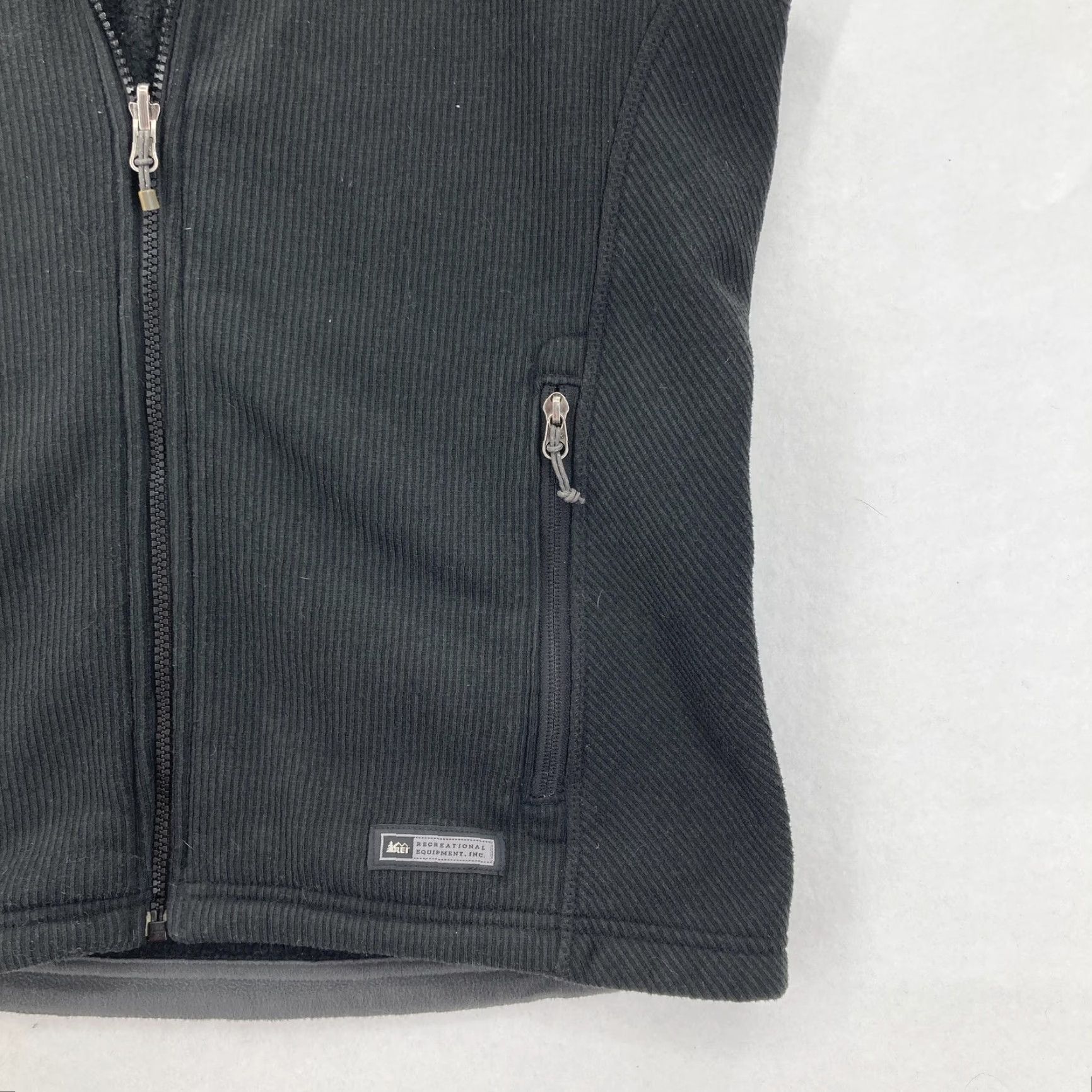 Vintage VINTAGE REI Vest Womens Large Black Polartec Fleece Zip Up Outdoors Hiking Layering Warm Size M / US 6-8 / IT 42-44 - 3 Thumbnail