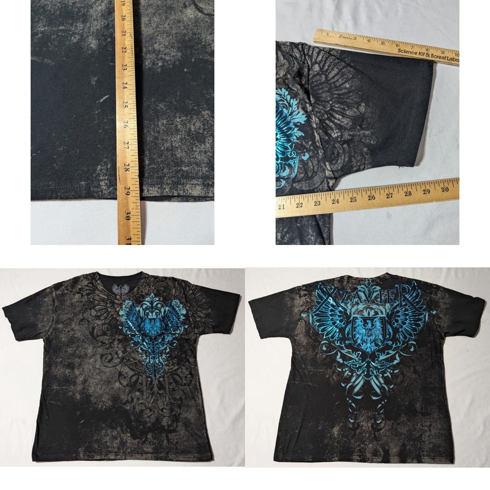 Affliction XZAVIER UNLIMITED Men T-Shirt XL Black Cotton MMA AFFLICTION STYLE Y2K EUC Size US XL / EU 56 / 4 - 8 Thumbnail