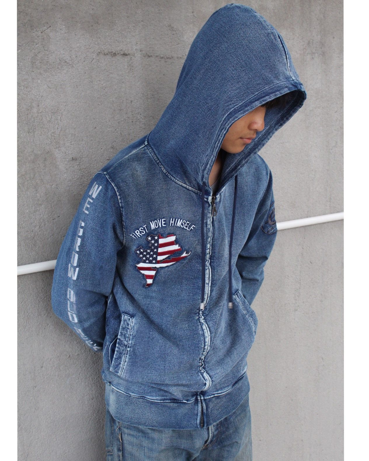 In The Attic 2000S IN THE ATTIC ZIP UP HOODIE Size US L / EU 52-54 / 3 - 2 Thumbnail