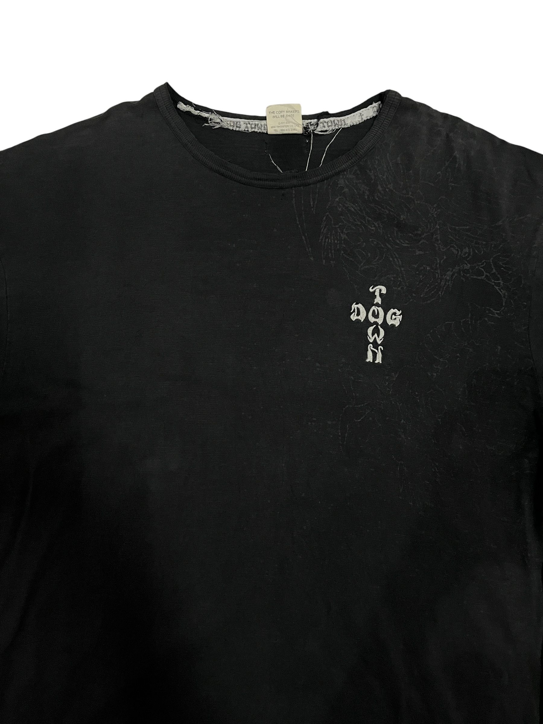 Dogtown Vintage Skate Black Dragon Distressed Beauty Beast Shirt Size US XL / EU 56 / 4 - 3 Thumbnail