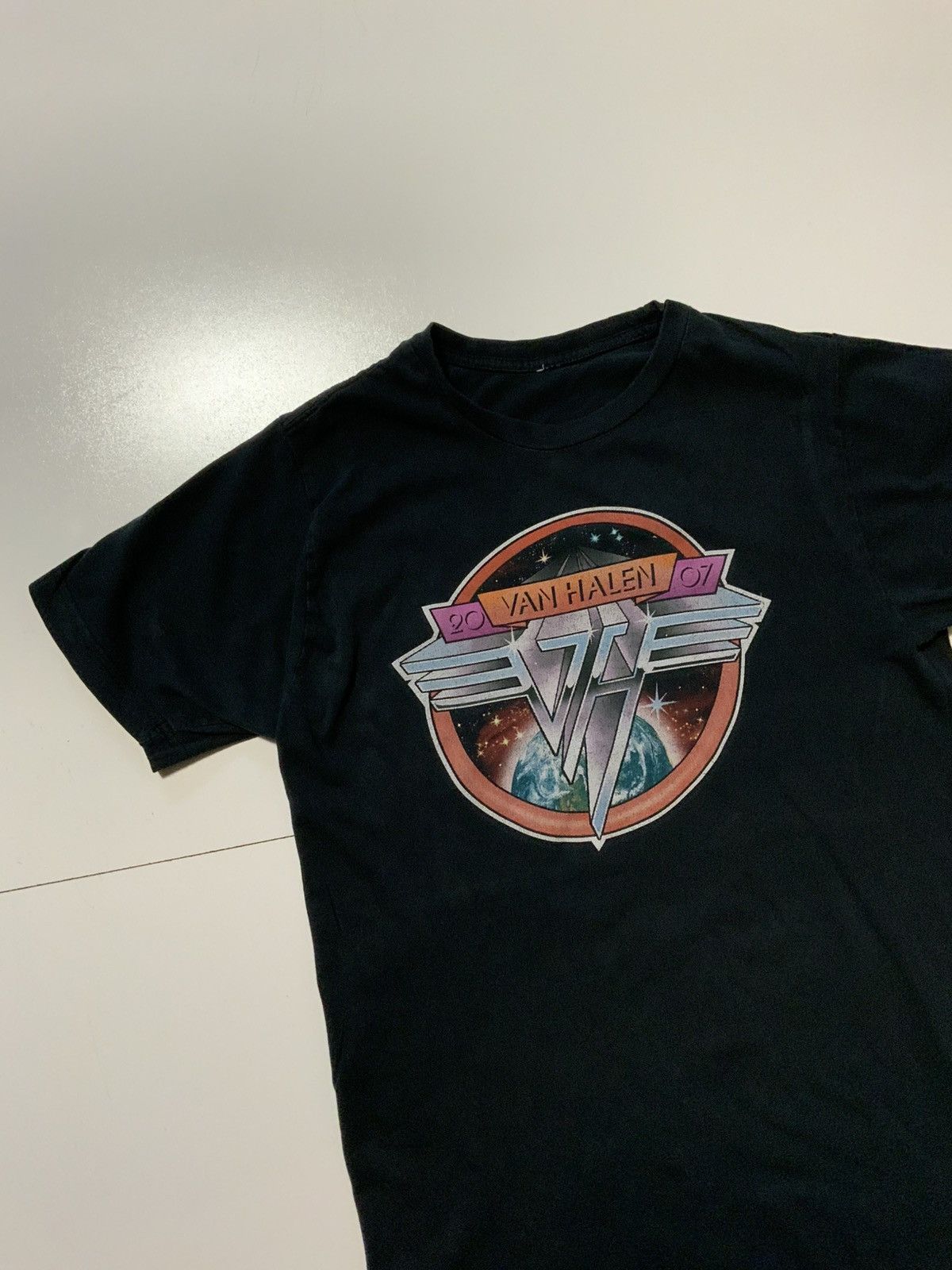 Band Tees Van Halen David Lee Roth Reunion 2007 Tour Concert T-Shirt Size US S / EU 44-46 / 1 - 4 Thumbnail