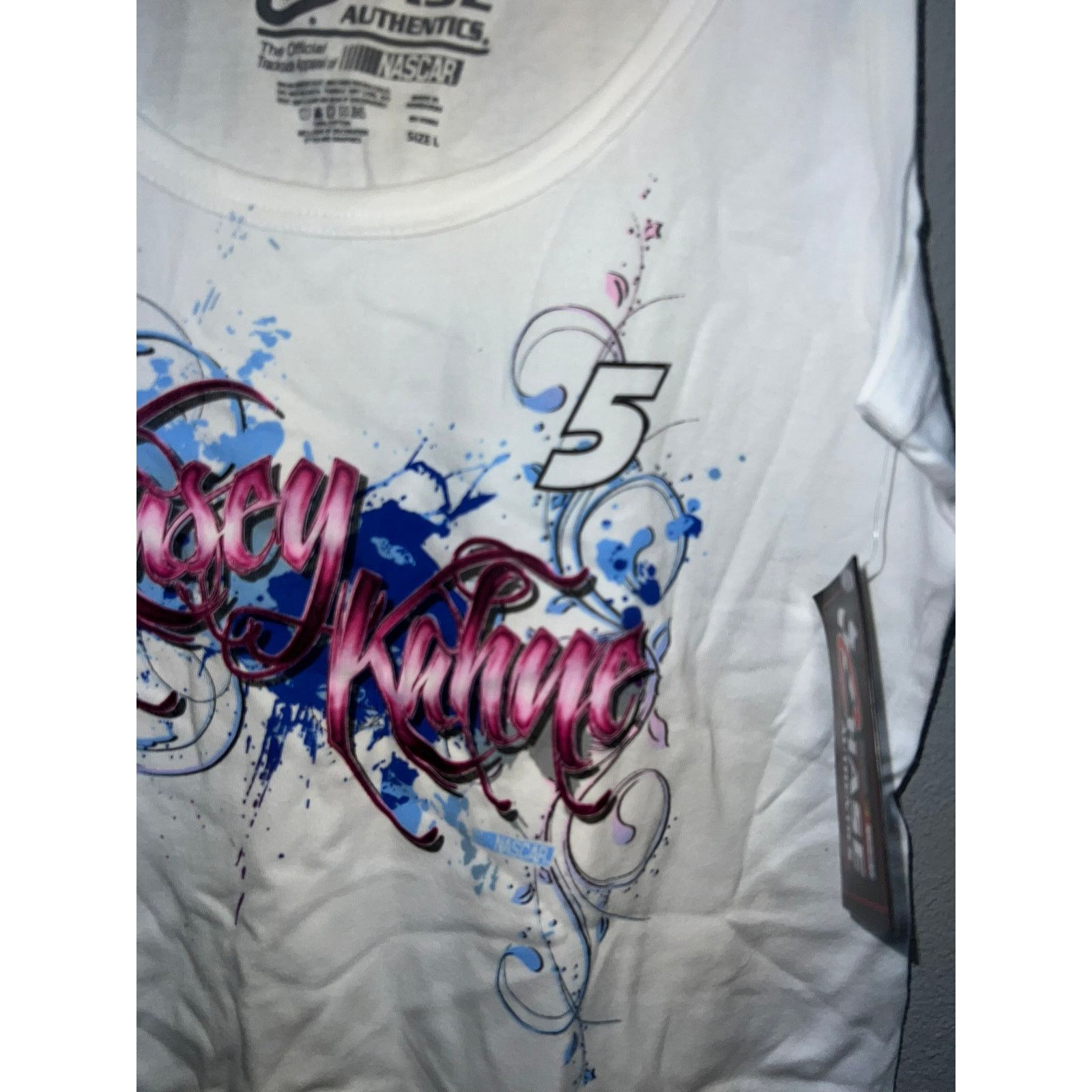NASCAR Womens Nascar Sleeveless Shirt Kasey Kahne Top Tank Large Size L / US 10 / IT 46 - 2 Thumbnail