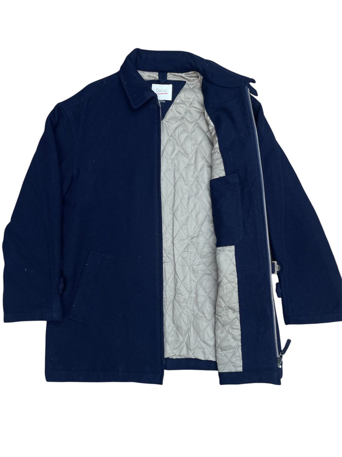 Issey Miyake × Japanese Brand × Vintage Japanese Ixi:z Wool Zip Up Jacket Size US L / EU 52-54 / 3 - 4 Thumbnail