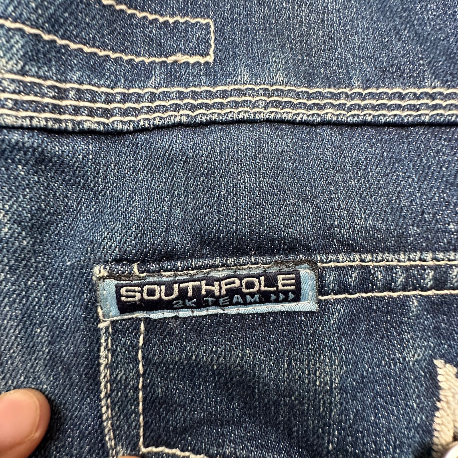 Southpole Vintage 90s Southpole Denim Trucker Jean Jacket 2XL Pockets Size US XXL / EU 58 / 5 - 12 Thumbnail