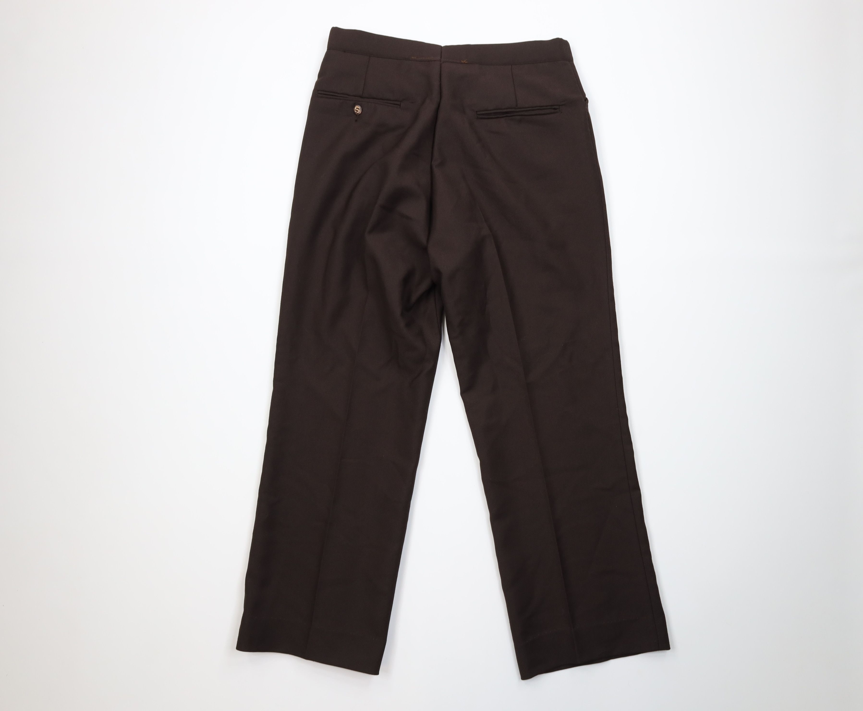 Vintage Vintage 70s Streetwear Flared Wide Leg Chino Pants Brown USA Size US 30 / EU 46 - 8 Thumbnail