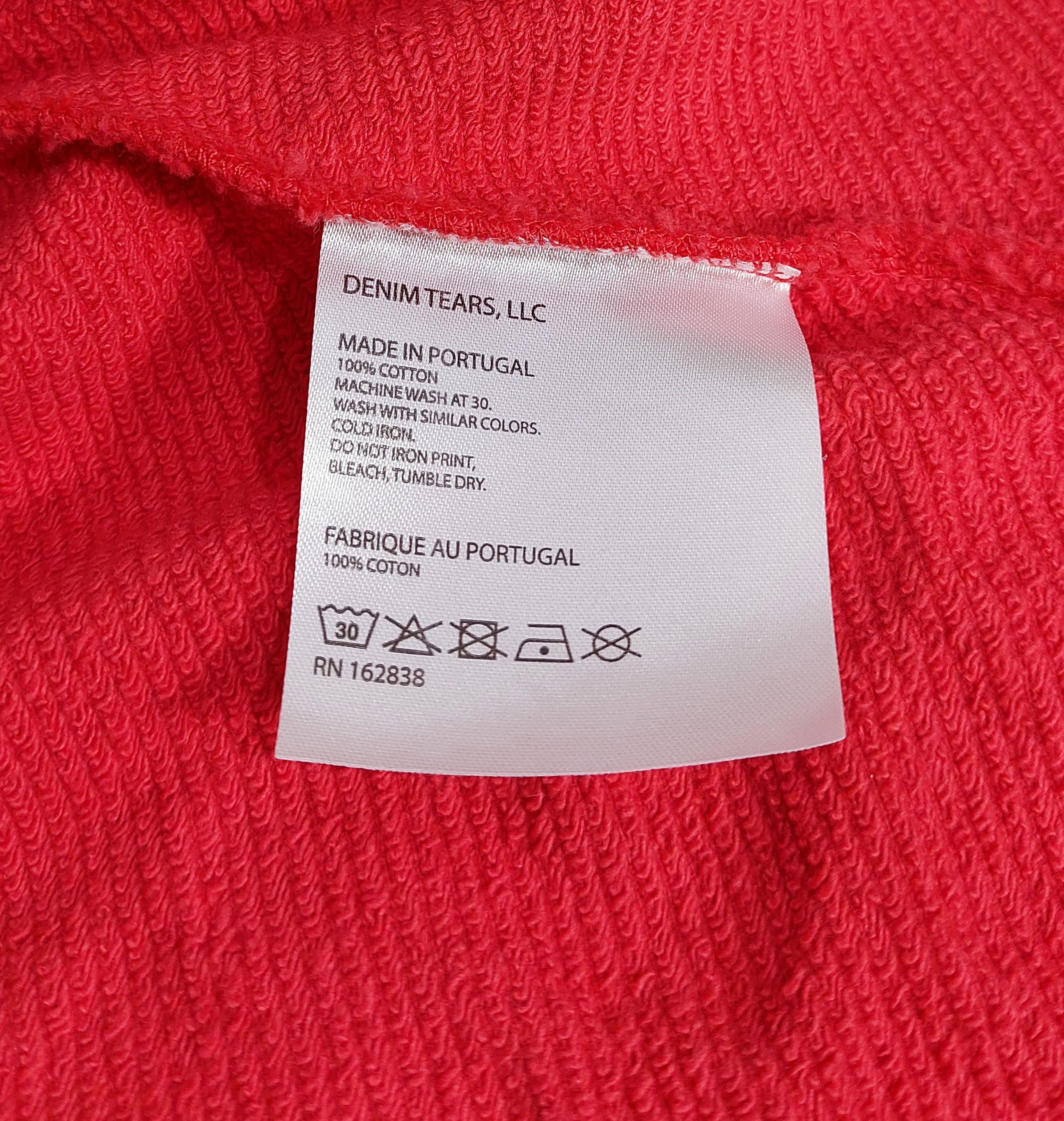 DENIM TEARS the cotton wreath hoodie - red L Size US L / EU 52-54 / 3 - 6 Thumbnail