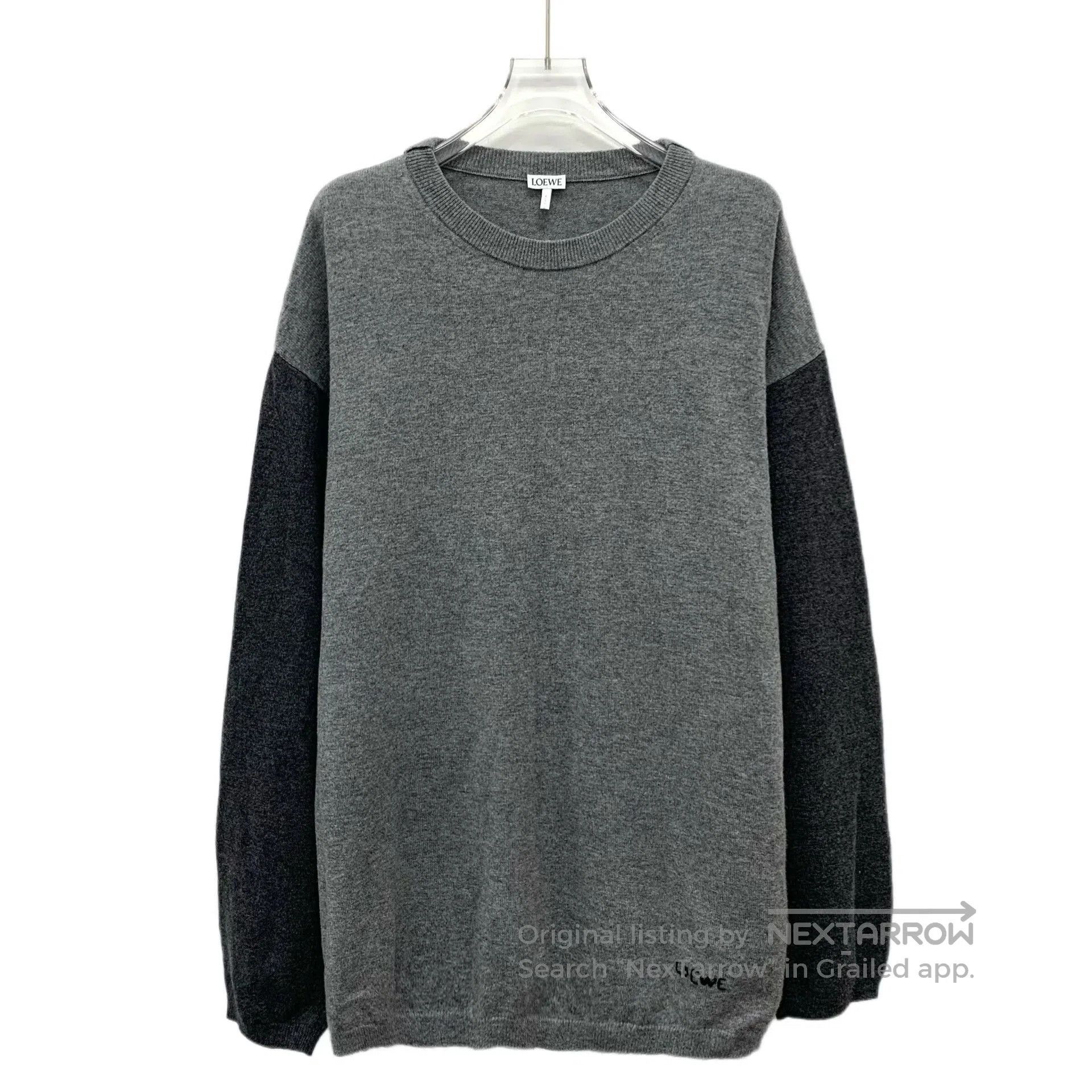 Loewe Loewe Colorblock Logo Wool Crewneck Sweater. Size US L / EU 52-54 / 3 - 1 Thumbnail