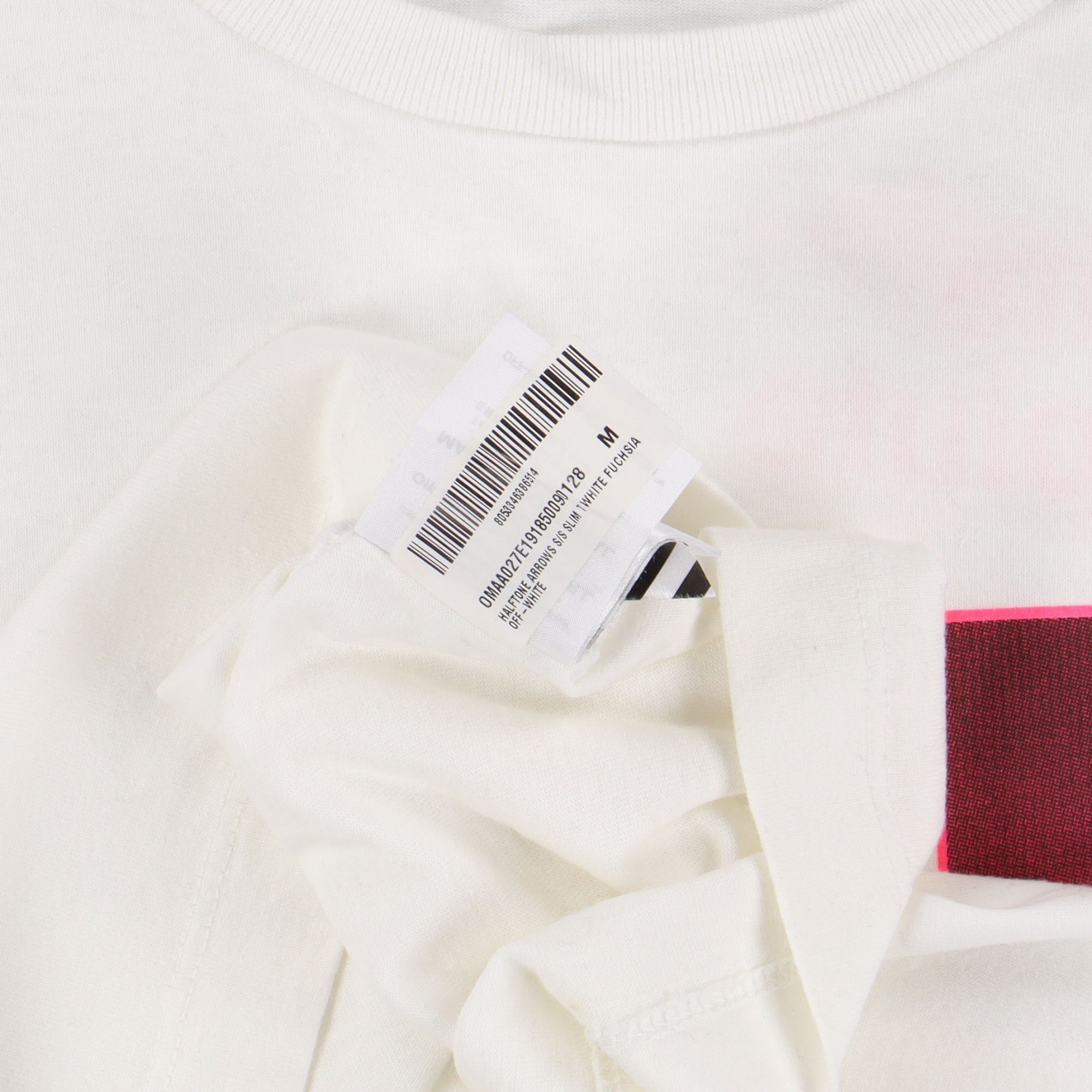 Off-White White Halftone Arrows Logo T-Shirt Size US M / EU 48-50 / 2 - 9 Thumbnail