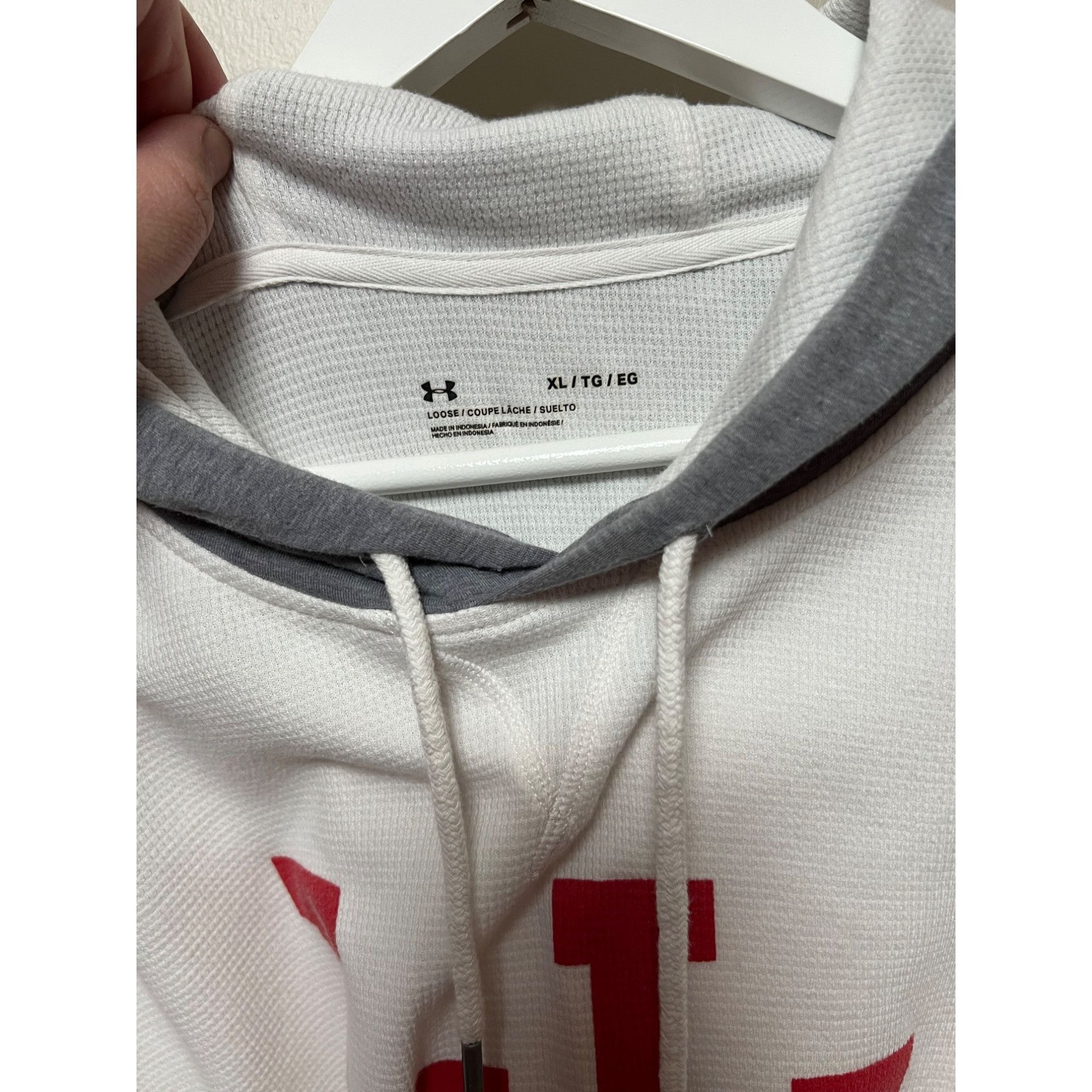 Under Armour Under Armour Utah Utes Waffle Hoodie - Size XL Size US XL / EU 56 / 4 - 2 Thumbnail