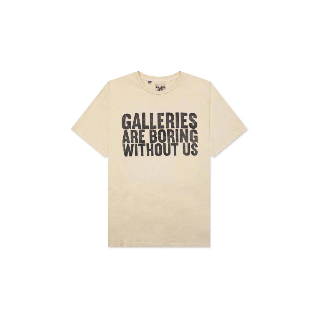 Gallery Dept. o1gr1nt0426 Boring T-Shirt in Antique White Size US XL / EU 56 / 4 - 1 Thumbnail
