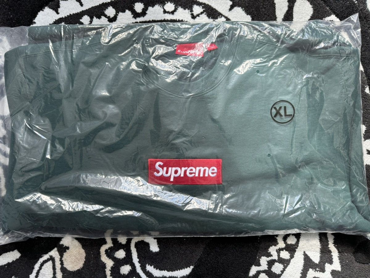 Supreme Supreme Box Logo Crewneck Dark Pine | Grailed