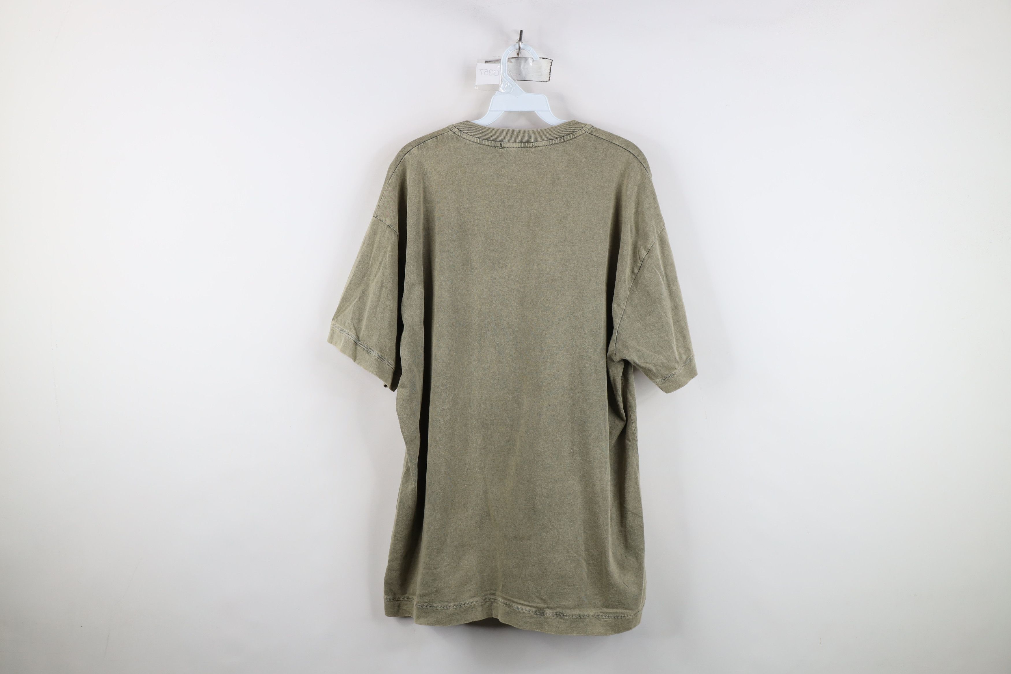 Vintage Vintage 90s Greece Spartan Helmet Henley T-Shirt Green Size US XXL / EU 58 / 5 - 13 Thumbnail
