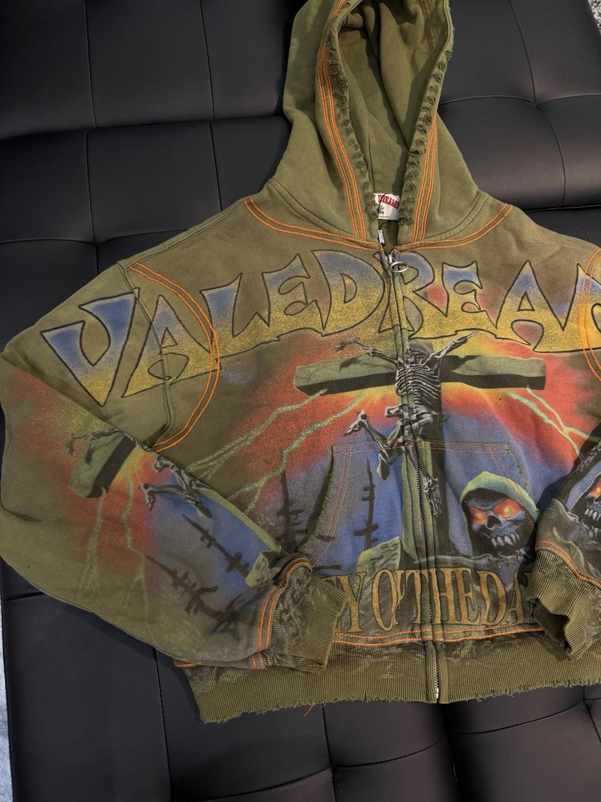 Vale Size Small - Vale Zip Up Hoodie Authentic Valley Fire Green Size US S / EU 44-46 / 1 - 4 Thumbnail